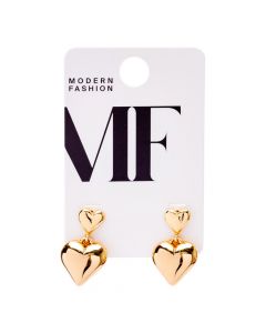 Aretes figura corazón surtidos