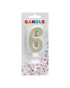 Candela escarchada número 6