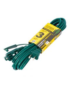 Extensión eléctrica 3m verde