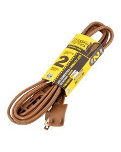 Extensión eléctrica 2m marrón