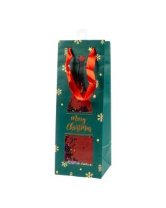 Bolsa papel navideña estampada