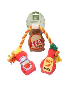 Peluche con cuerda y accesorios