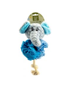 Peluche elefante afelpado multicolor