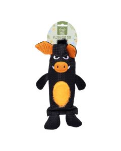 Juguete cerdo con textura multicolor