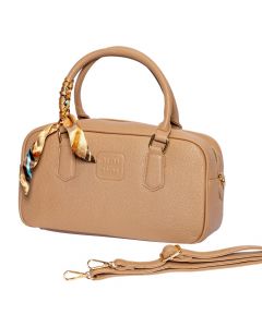 Bolso casual con textura y relieve