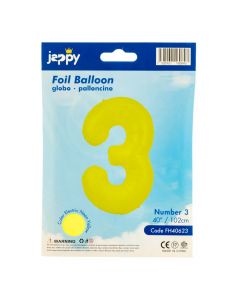 Globo amarillo neón 40 pulgadas