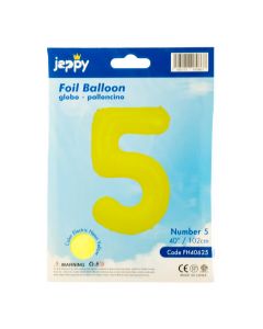 Globo amarillo neón 40 pulgadas