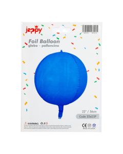 Globo metálico azul 22 pulgadas