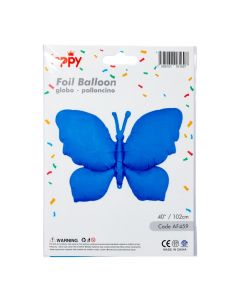 Globo mariposa celeste