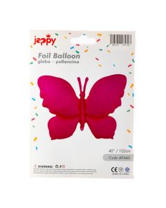 Globo mariposa fucsia 102cm