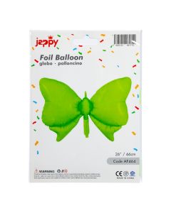 Globo mariposa verde neón