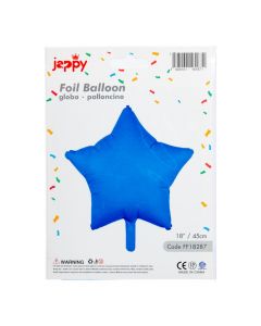 Globo estrella azul
