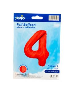 Globo metálico coral neón