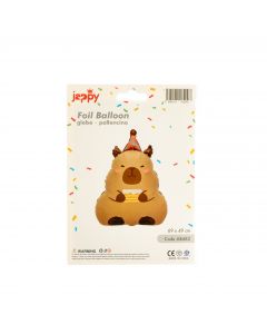 Globo capibara marrón metálico