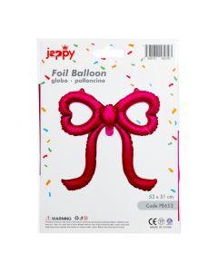 Globo lazo fucsia metálico