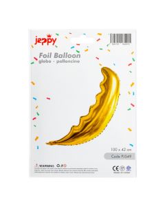 Globo hoja dorada metálico