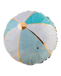 Globo metálico pelota celeste