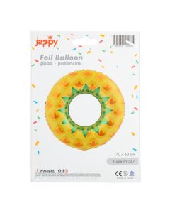 Globo piña multicolor tropical