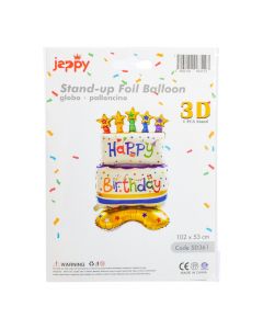 Globo metálico Happy Birthday