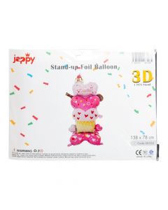 Globo metálico postre multicolor