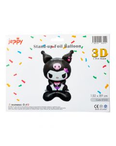 Globo metálico Kuromi decorativo