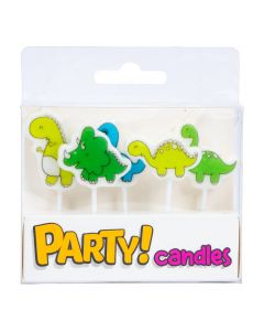 Velas decorativas de dinosaurio