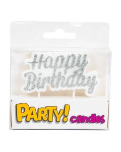 Candela Happy Birthday escarchada