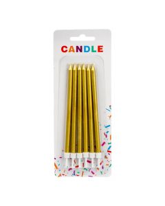 Pack de candelas doradas