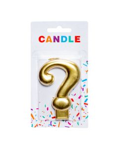 Candela signo pregunta dorada