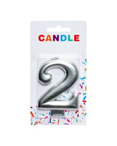 Vela decorativa número 2