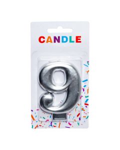 Candela decorativa número 9