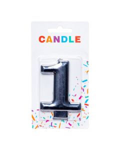 Vela decorativa número 1