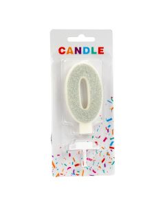Candela escarchada número 0