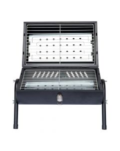 Parrilla metálica negra