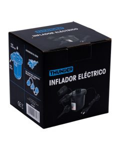 Inflador eléctrico compacto negro
