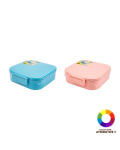 Taza plástica con compartimientos