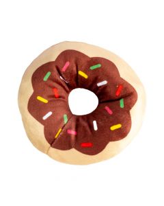 Peluche dona beige y marrón