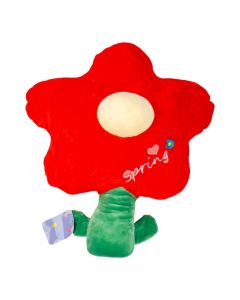 Almohada flores felpa suave