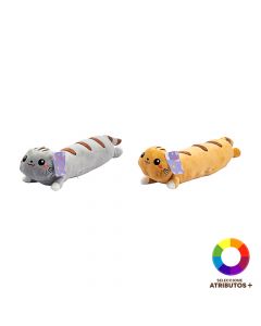 Peluche gato con relieve 50cm