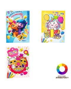 Libro colorear infantil