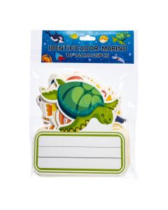 Etiquetas diseño marino