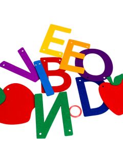 Letrero bienvenido multicolor