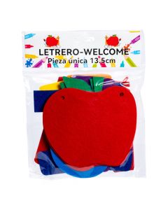 Decoración Welcome banderas