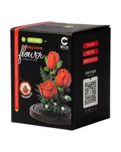 Bloque flor rosa armable