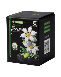 Bloque flor margarita blanca