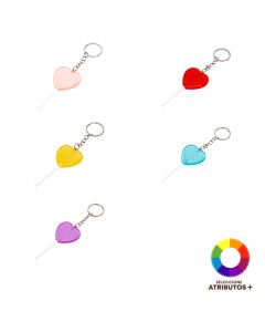 Llavero paleta corazón surtido