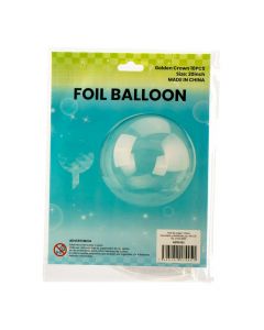 Globos plásticos transparentes