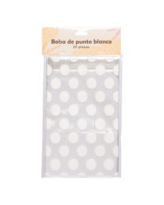 Bolsa de puntos blancos