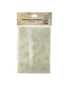 Bolsa plástica estampado flores