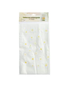 Bolsa plástica estampado flores